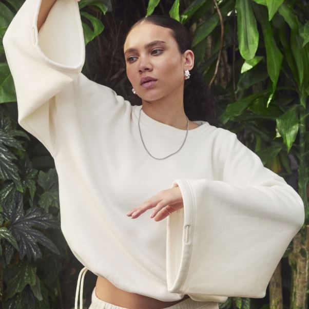 Sweat-shirt En Polaire Studio Lounge Adidas Non Teint