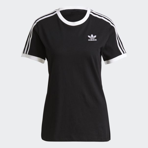 T-shirt à 3 Bandes Adicolor Classics Noir Adidas