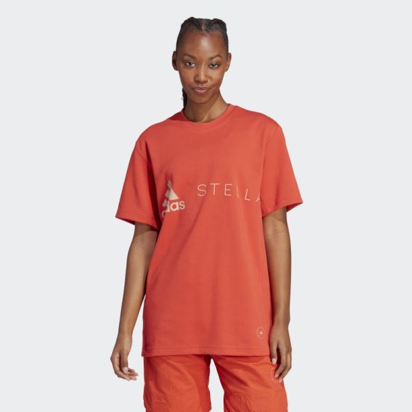 Adidas Cayenne Brûlé Par Stella Mccartney Logo Tee Fashion