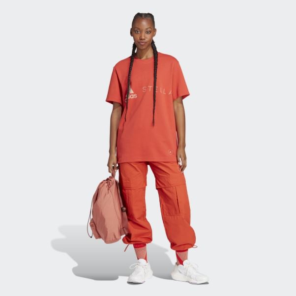 Adidas Cayenne Brûlé Par Stella Mccartney Logo Tee Fashion