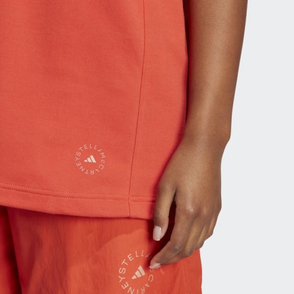 Adidas Cayenne Brûlé Par Stella Mccartney Logo Tee Fashion