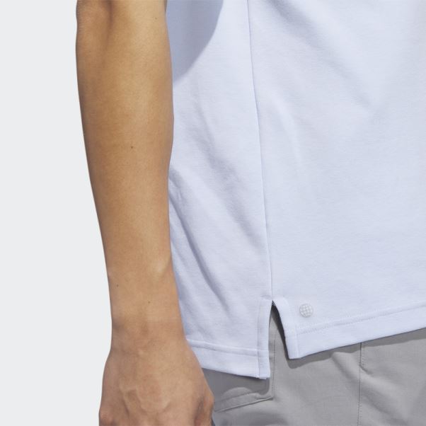 Polo De Golf En Piqué Bleu Adidas Dawn Go-to