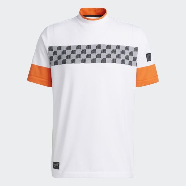 Polo Blanc à Carreaux Adicross Adidas