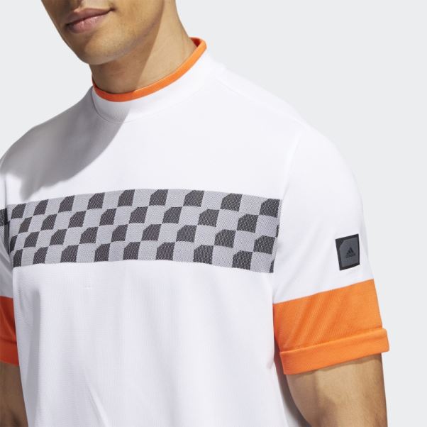 Polo Blanc à Carreaux Adicross Adidas