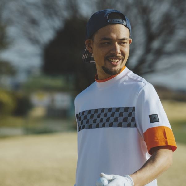 Polo Blanc à Carreaux Adicross Adidas