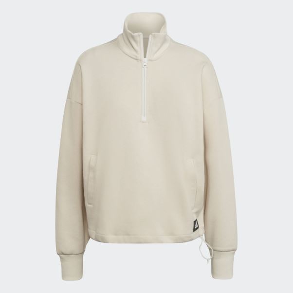 Sweat-shirt à Fermeture éclair Adidas Future Icons Non Teint