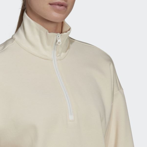 Sweat-shirt à Fermeture éclair Adidas Future Icons Non Teint