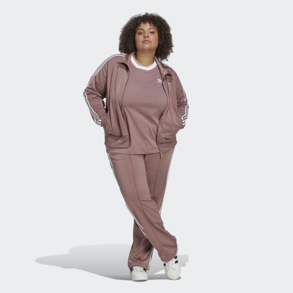 Adidas Adicolor Classics Firebird Primeblue Veste De Survêtement (grande Taille) Violet