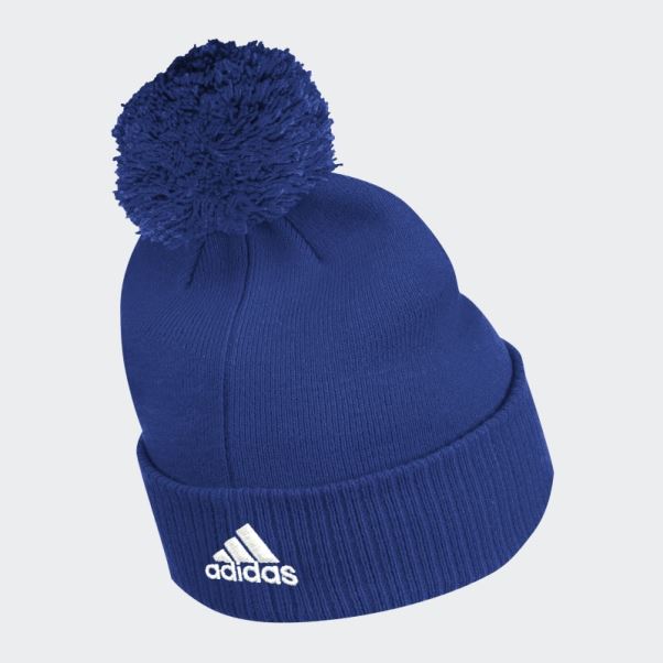 Adidas Bleu Royal Pompon à Revers