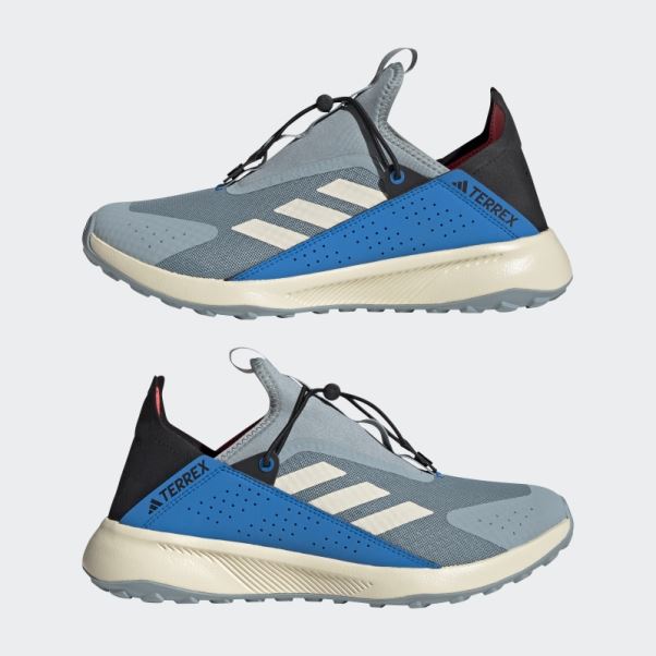 Gris Terrex Voyager 21 Slip-on Heat.rdy Chaussures De Voyage Adidas