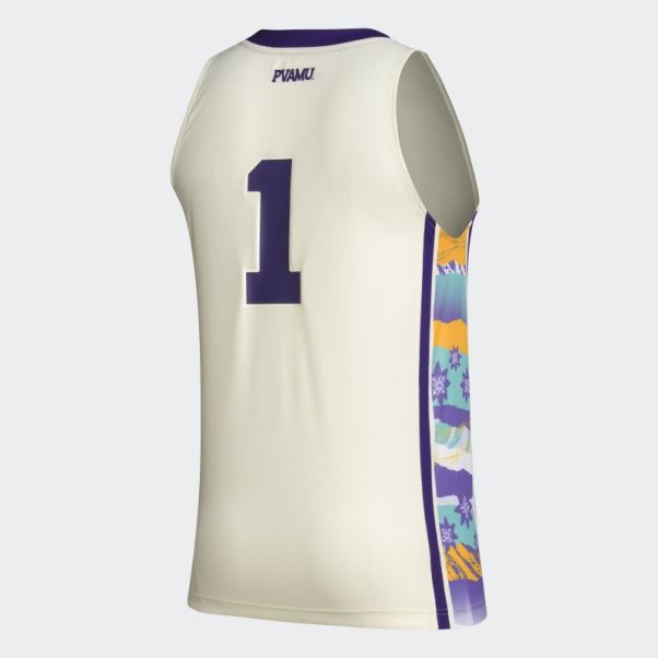 Maillot A&m Hbe Prairie View Blanc Adidas