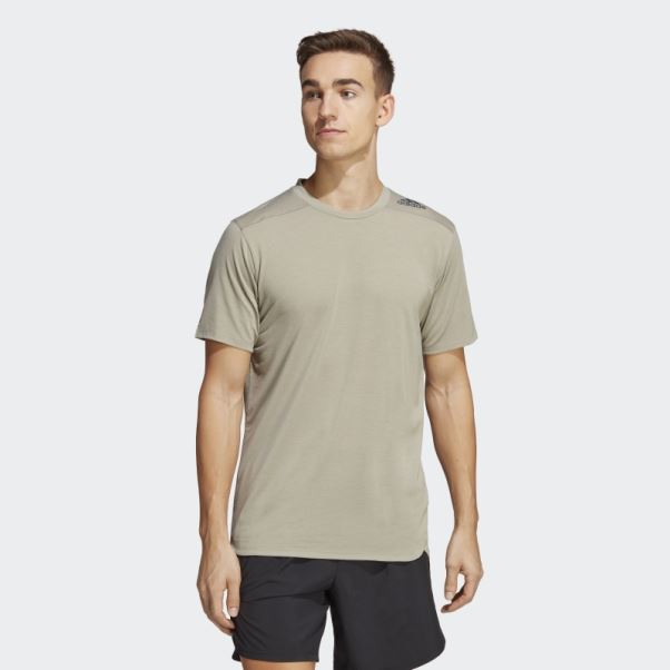 Conçu Pour L'entraînement T-shirt Adidas Silver Pebble