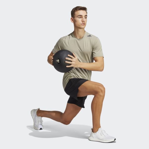 Conçu Pour L'entraînement T-shirt Adidas Silver Pebble