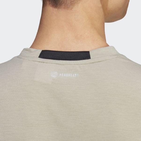 Conçu Pour L'entraînement T-shirt Adidas Silver Pebble