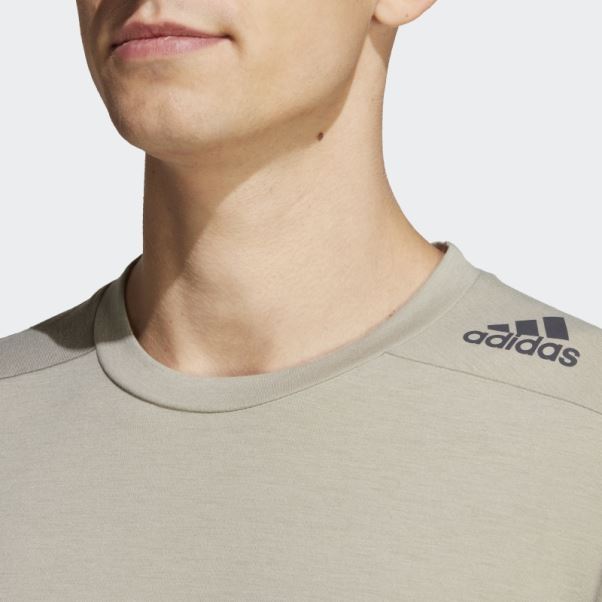 Conçu Pour L'entraînement T-shirt Adidas Silver Pebble