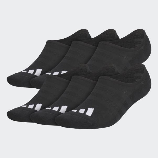 Adidas Chaussettes Invisibles 6 Paires Noir