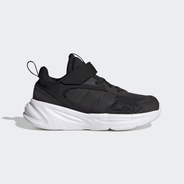 Adidas Noir Ozelle Running Lifestyle Elastic Lace With Top Strap Shoes