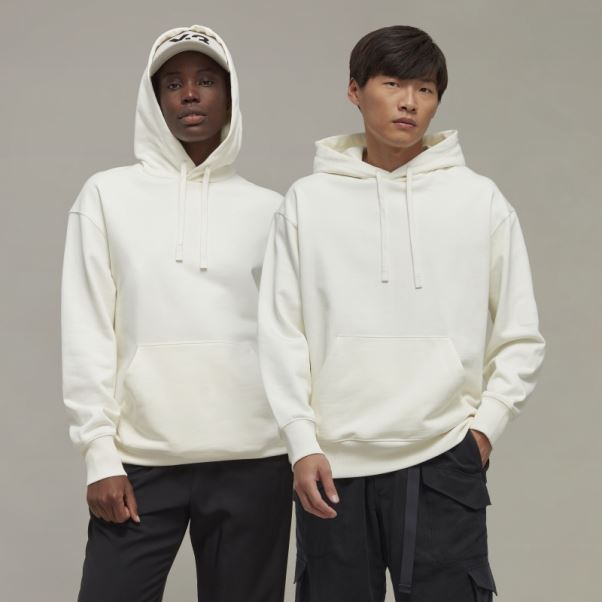 Adidas Y-3 Sweat à Capuche En Coton Bio Mode