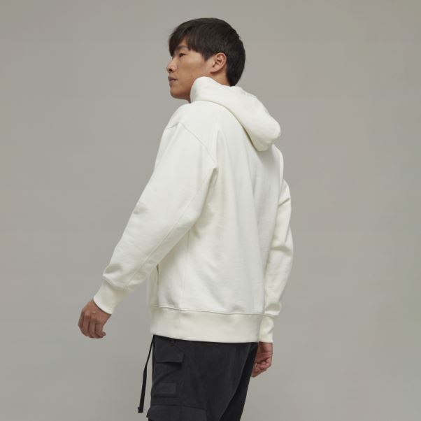 Adidas Y-3 Sweat à Capuche En Coton Bio Mode