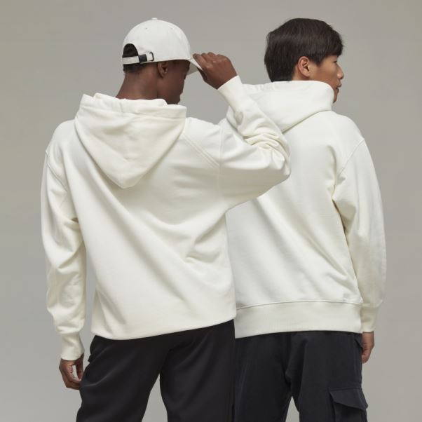 Adidas Y-3 Sweat à Capuche En Coton Bio Mode