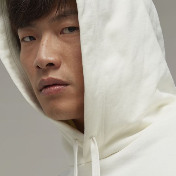 Adidas Y-3 Sweat à Capuche En Coton Bio Mode
