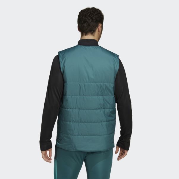Adidas Juventus Condivo 22 Gilet Matelassé Vert Technique