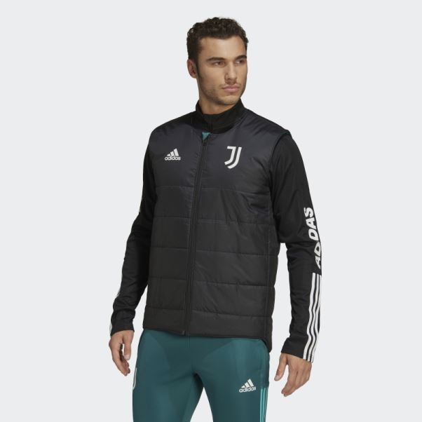 Adidas Juventus Condivo 22 Gilet Matelassé Vert Technique