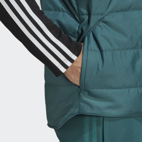 Adidas Juventus Condivo 22 Gilet Matelassé Vert Technique