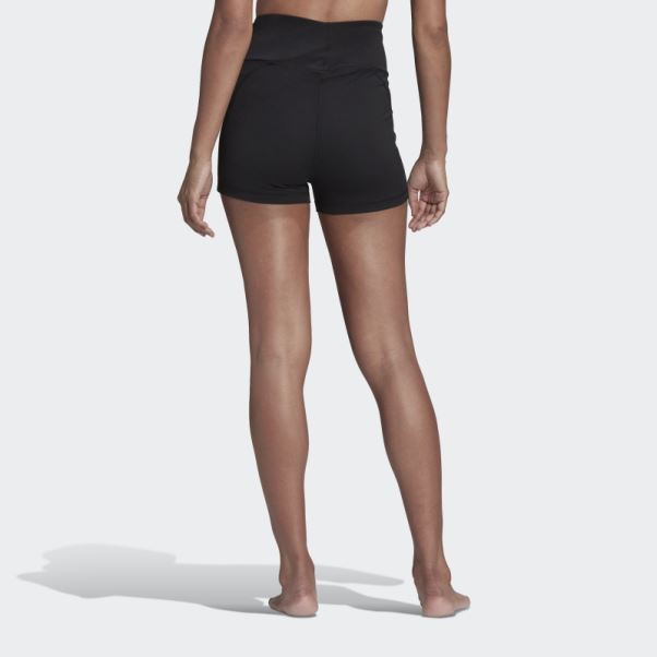 Legging Court Taille Haute Yoga Essentials Noir Adidas