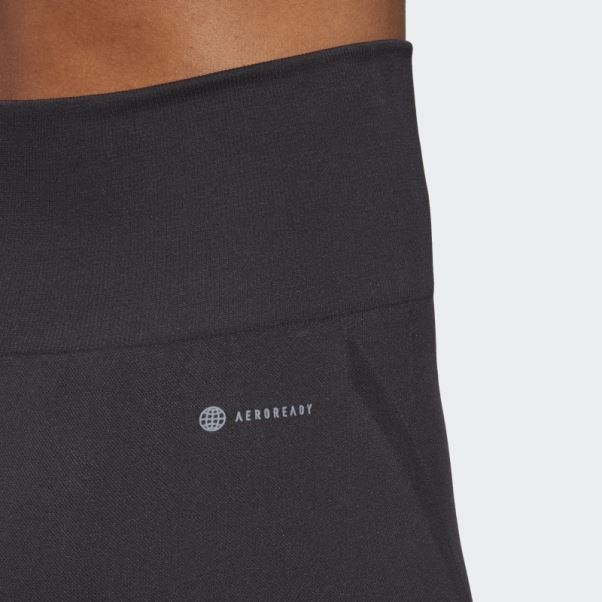 Yoga Studio Aeroknit Bike Short Leggings Noir Adidas