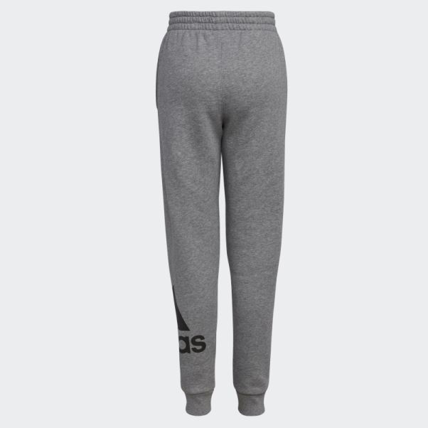 Jogging Essentiel En Coton Gris Anthracite Adidas
