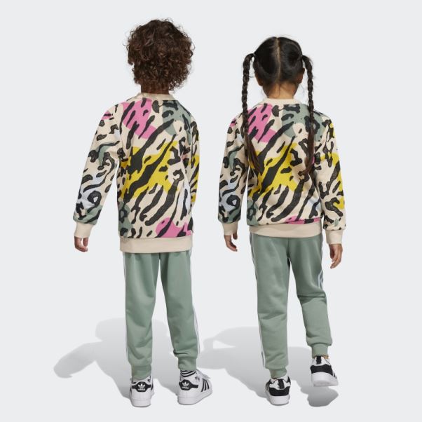 Ensemble Ras Du Cou à Imprimé Animal Sable Adidas