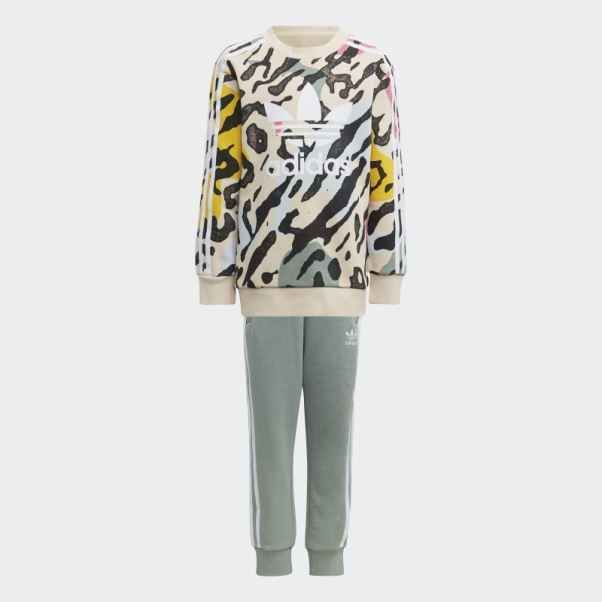 Ensemble Ras Du Cou à Imprimé Animal Sable Adidas