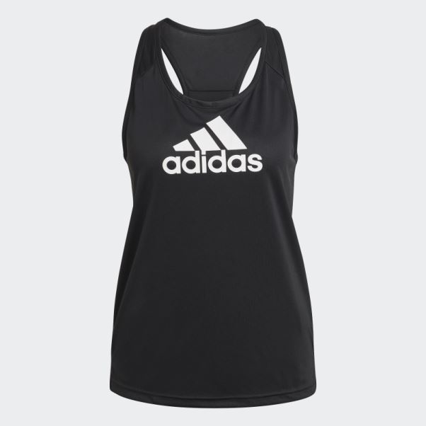 Adidas Aeroready Designed 2 Move Logo Débardeur Sport Noir
