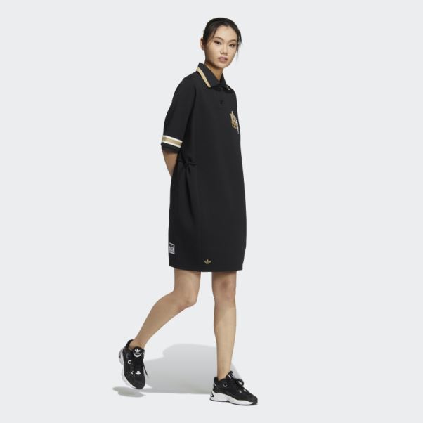 Robe Polo Adidas Modern Collegiate Noire