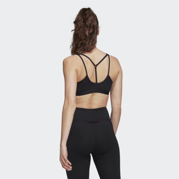 Soutien-gorge Noir à Maintien Moyen Adidas Coreessentials