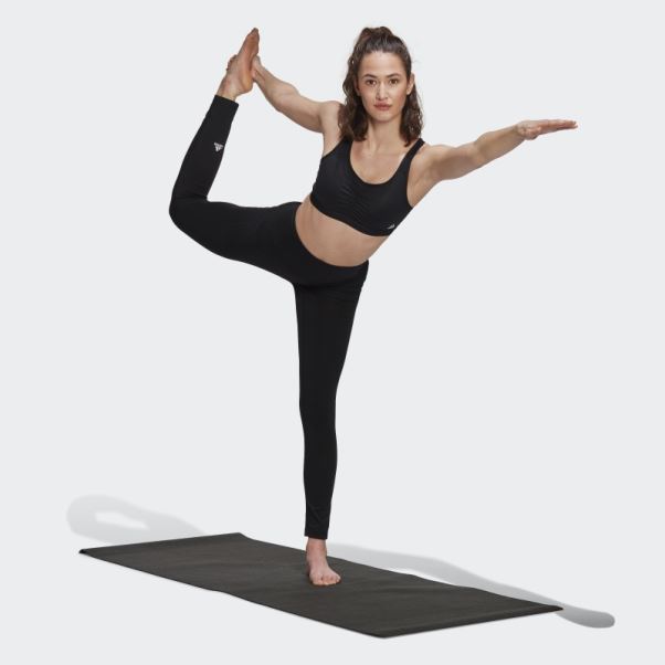 Soutien-gorge Noir à Maintien Moyen Adidas Coreessentials