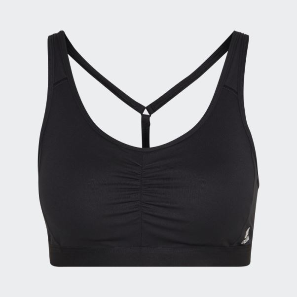 Soutien-gorge Noir à Maintien Moyen Adidas Coreessentials