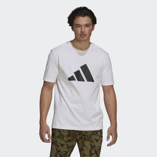 Future Icons T-shirt Graphique Logo Adidas Blanc