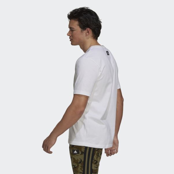 Future Icons T-shirt Graphique Logo Adidas Blanc