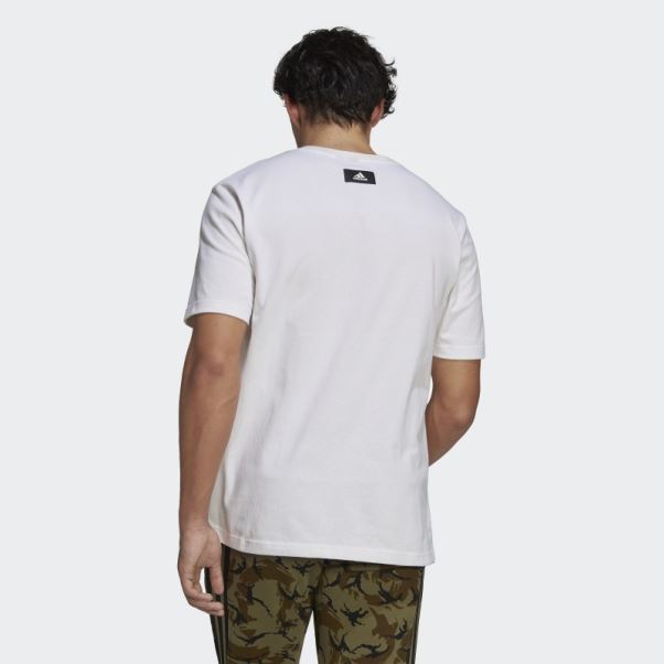 Future Icons T-shirt Graphique Logo Adidas Blanc