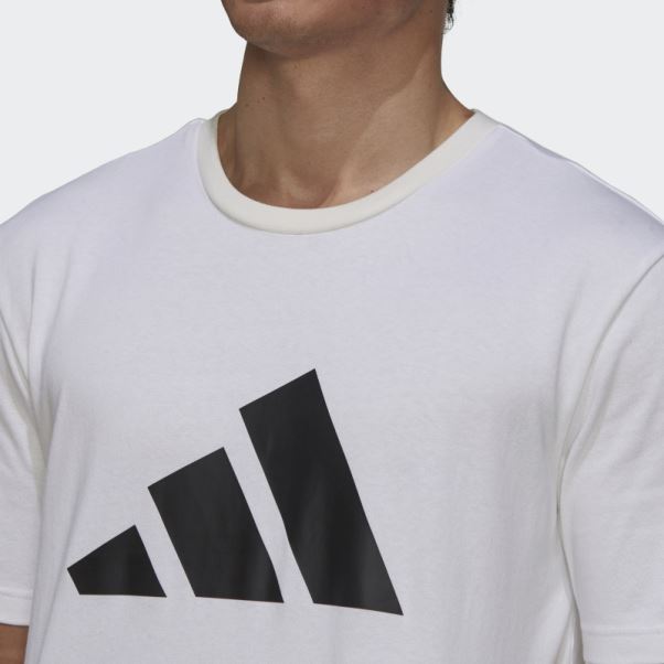 Future Icons T-shirt Graphique Logo Adidas Blanc