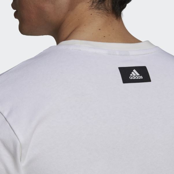 Future Icons T-shirt Graphique Logo Adidas Blanc