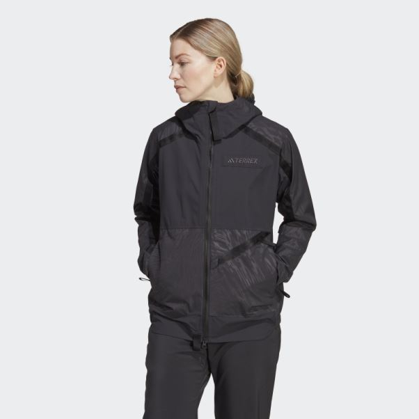 Veste De Pluie 2,5 Couches Terrex Utilitas Rain.rdy Noir Adidas