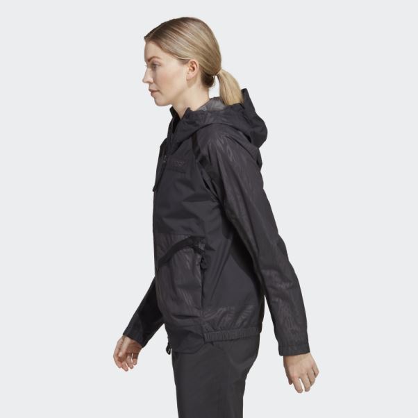 Veste De Pluie 2,5 Couches Terrex Utilitas Rain.rdy Noir Adidas