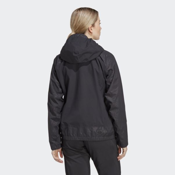 Veste De Pluie 2,5 Couches Terrex Utilitas Rain.rdy Noir Adidas