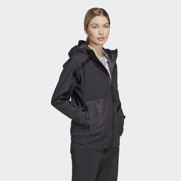 Veste De Pluie 2,5 Couches Terrex Utilitas Rain.rdy Noir Adidas