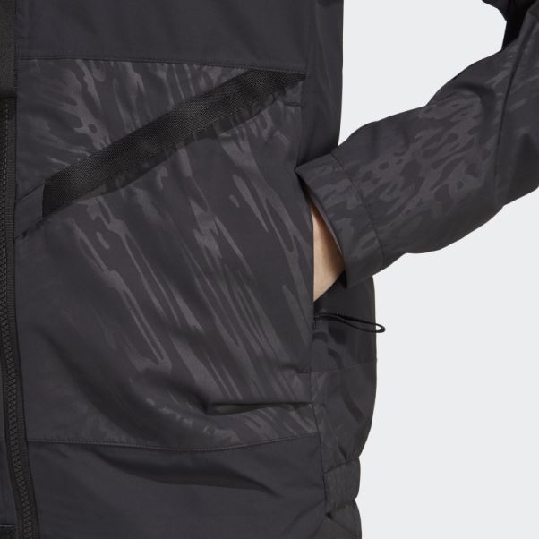 Veste De Pluie 2,5 Couches Terrex Utilitas Rain.rdy Noir Adidas