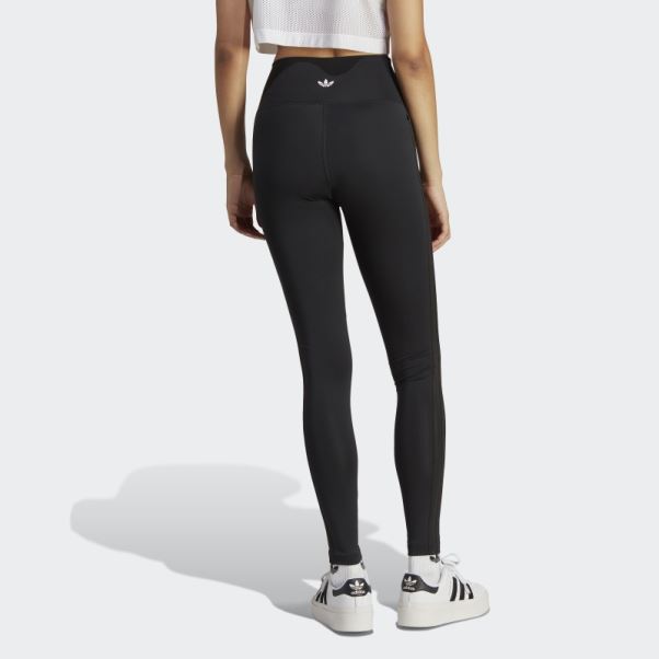 Adicolor Classics Legging 3 Bandes Ton Sur Ton Adidas Noir