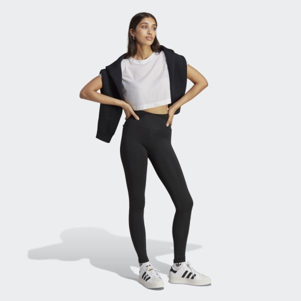 Adicolor Classics Legging 3 Bandes Ton Sur Ton Adidas Noir